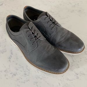 Men’s Seven91 Charcoal Casual Oxford Shoes